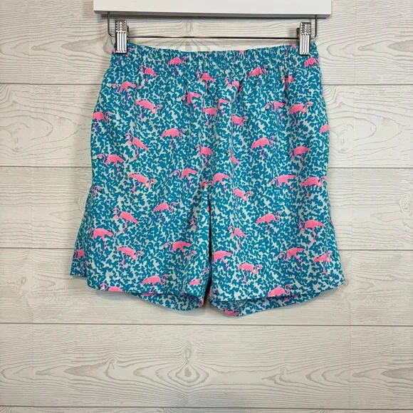 CHUBBIES THE DOMINGO’S ARE FOR FLAMINGOS SWIM SHORTS SWIMMING TRUNKS SMALL - Picture 1 of 11